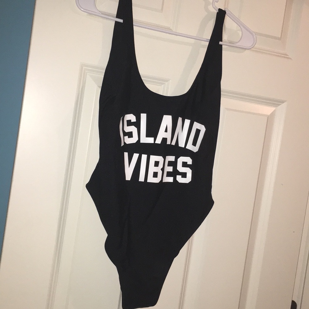 island vibes one piece swimsuit